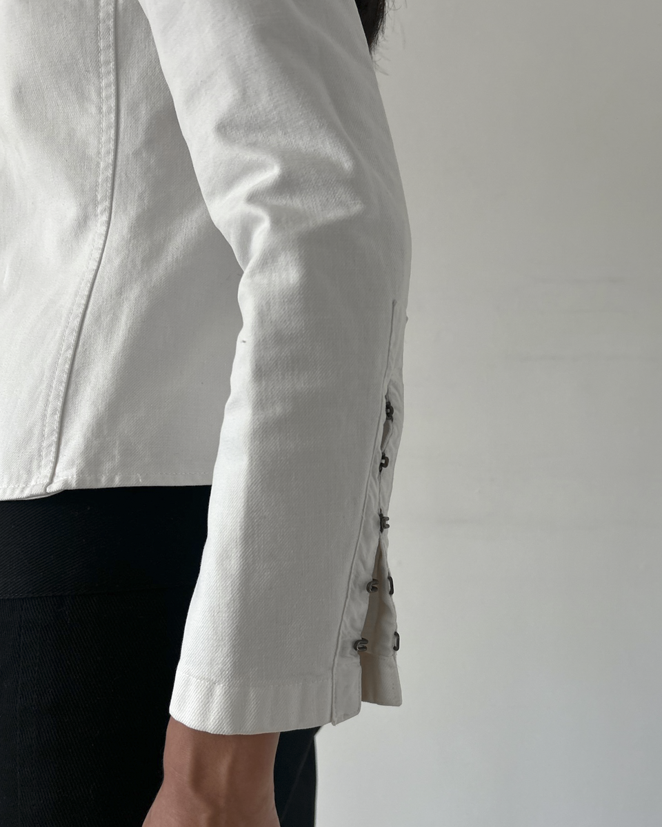 Gucci by Tom Ford Hook & Eye Cotton Jacket