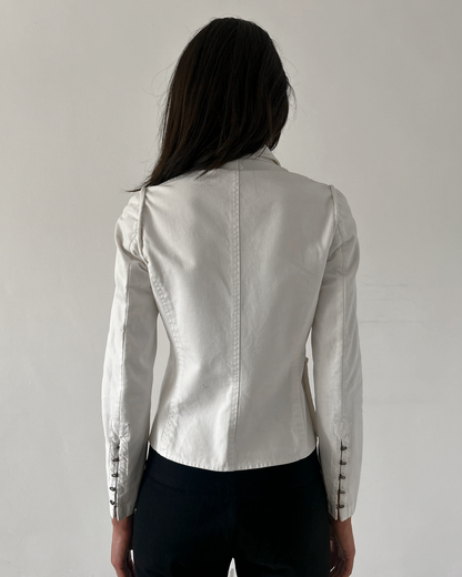 Gucci by Tom Ford Hook & Eye Cotton Jacket