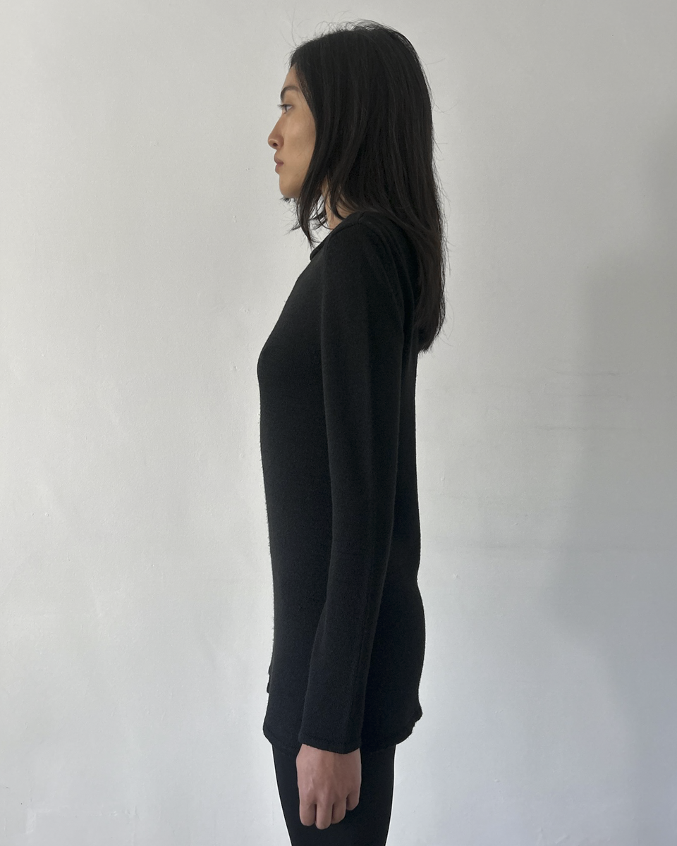 Gliv Sweater Tunic with Open Back