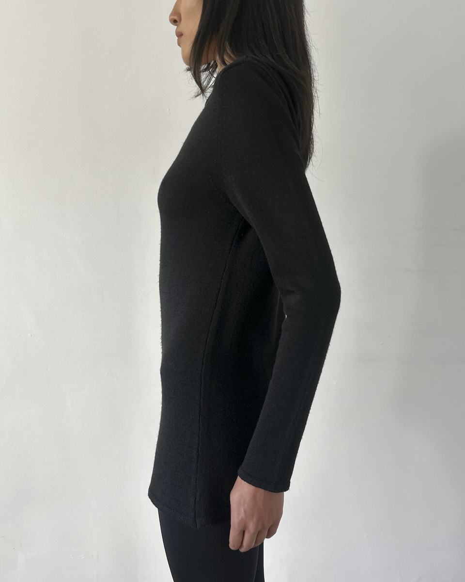 Gliv Sweater Tunic with Open Back