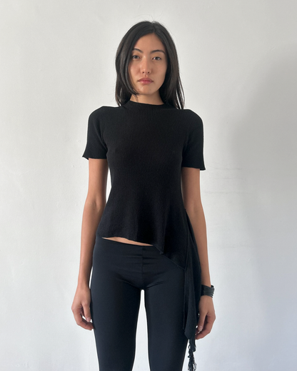 Y’s Yohji Yamamoto Top with Side Tassel