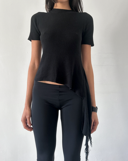 Y’s Yohji Yamamoto Top with Side Tassel