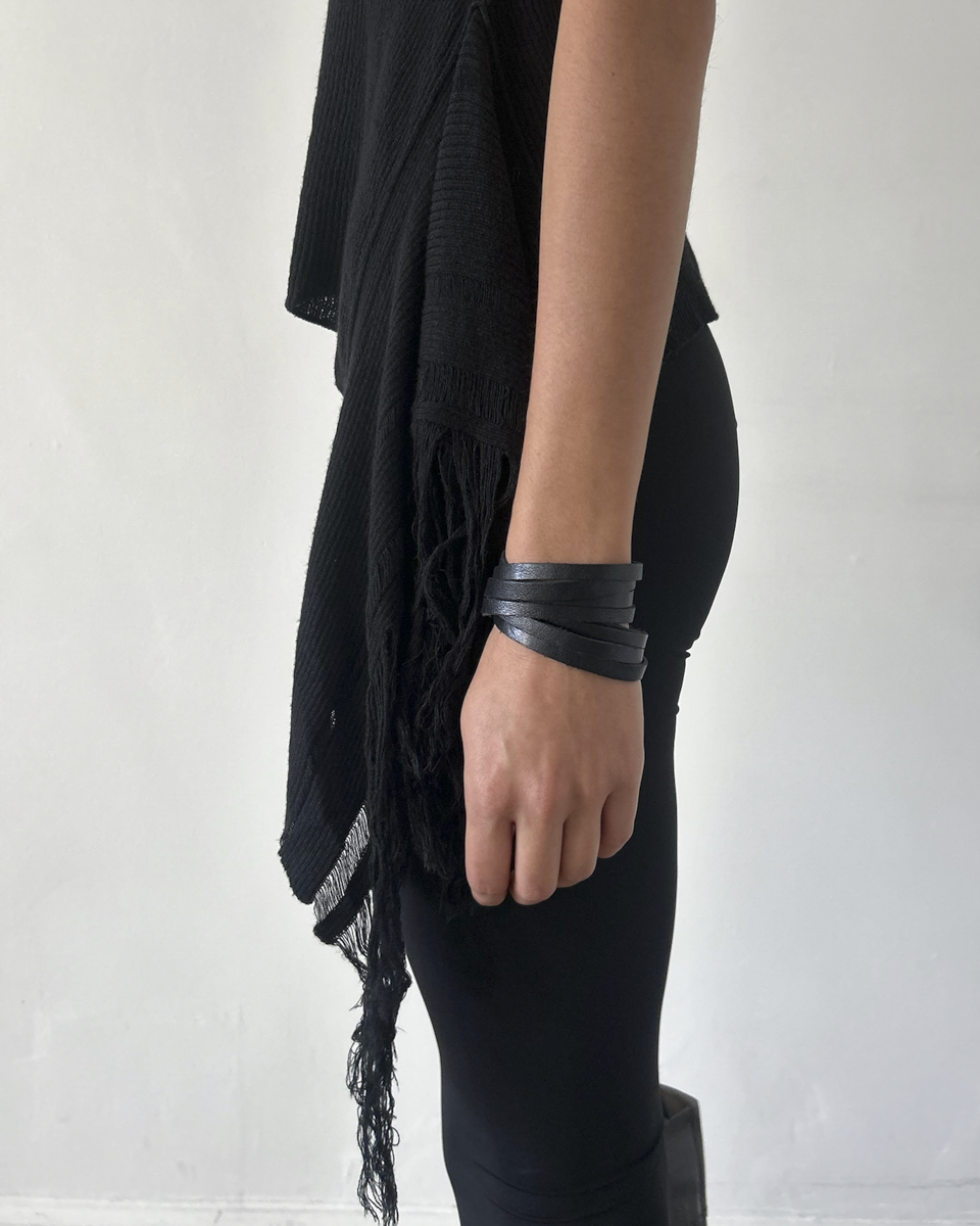 Y’s Yohji Yamamoto Top with Side Tassel