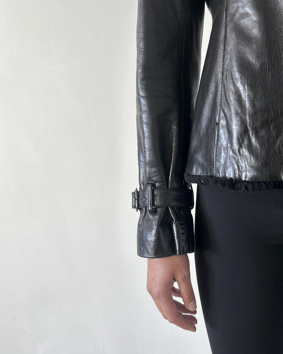 Strenesse Lambskin Leather Jacket