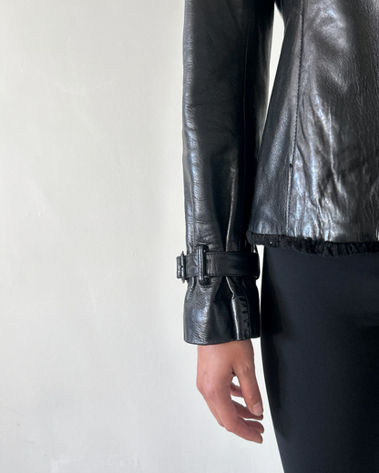 Strenesse Lambskin Leather Jacket