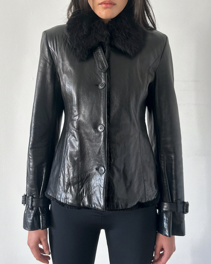 Strenesse Lambskin Leather Jacket
