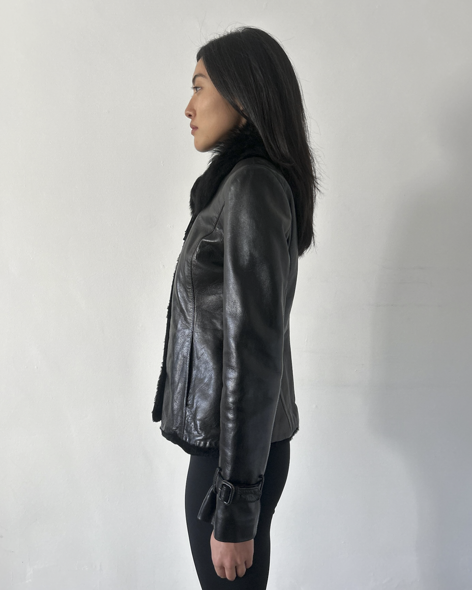 Strenesse Lambskin Leather Jacket
