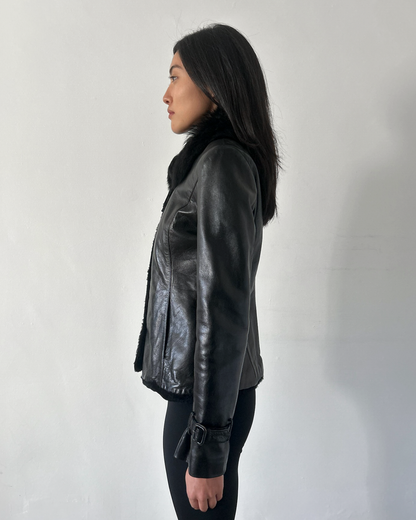 Strenesse Lambskin Leather Jacket