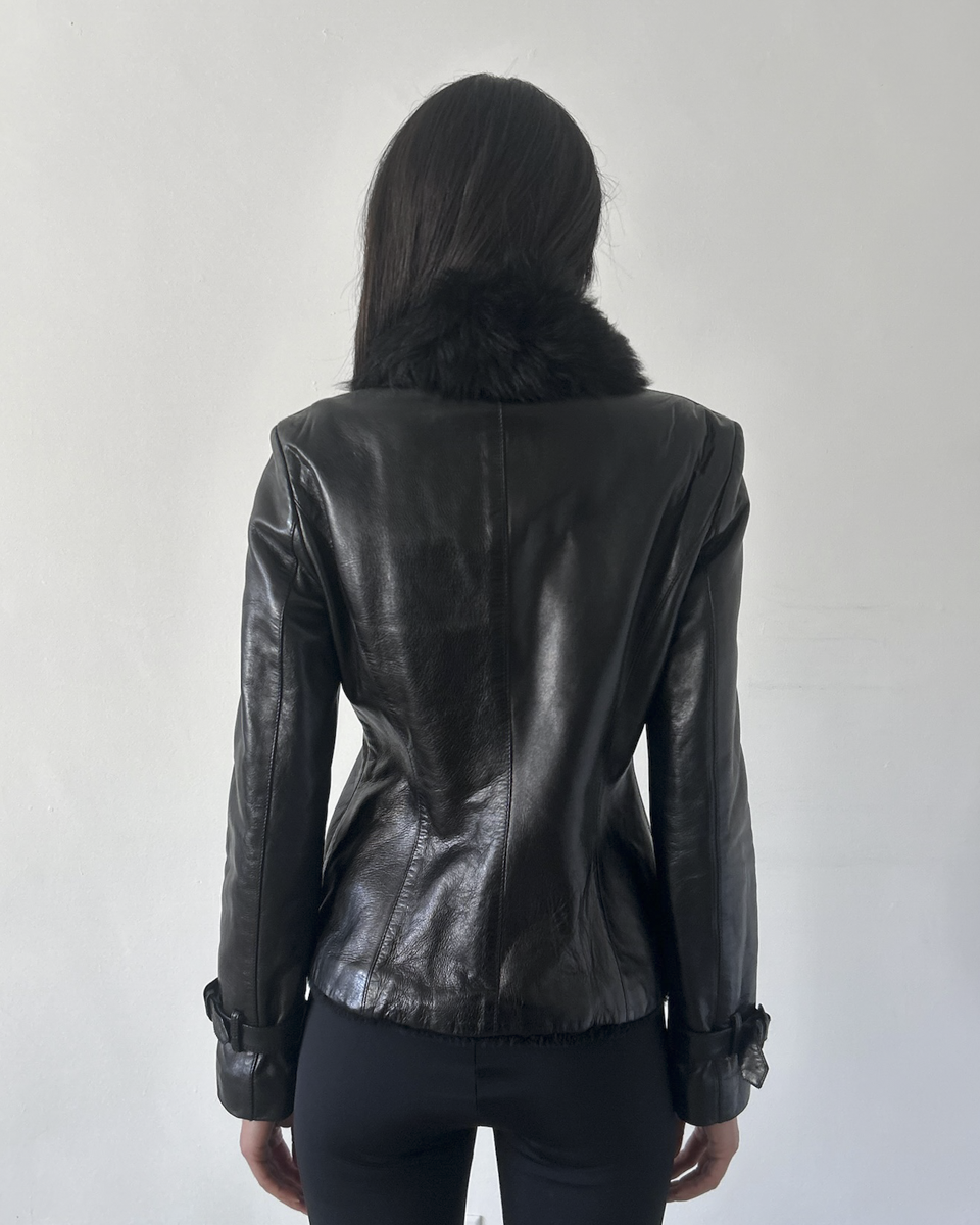 Strenesse Lambskin Leather Jacket