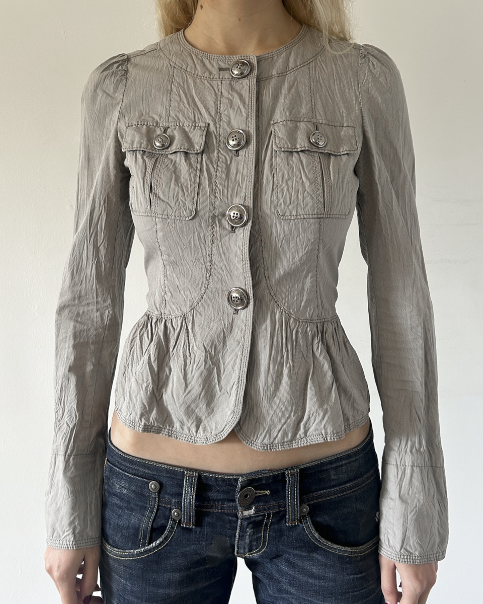 Burberry Black Label Crinkled Jacket