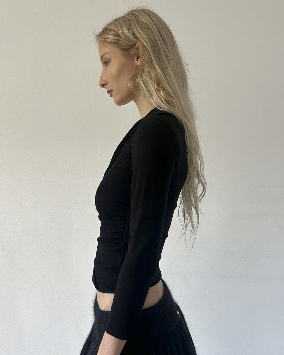 Emporio Armani Double Zip-Up Sweater