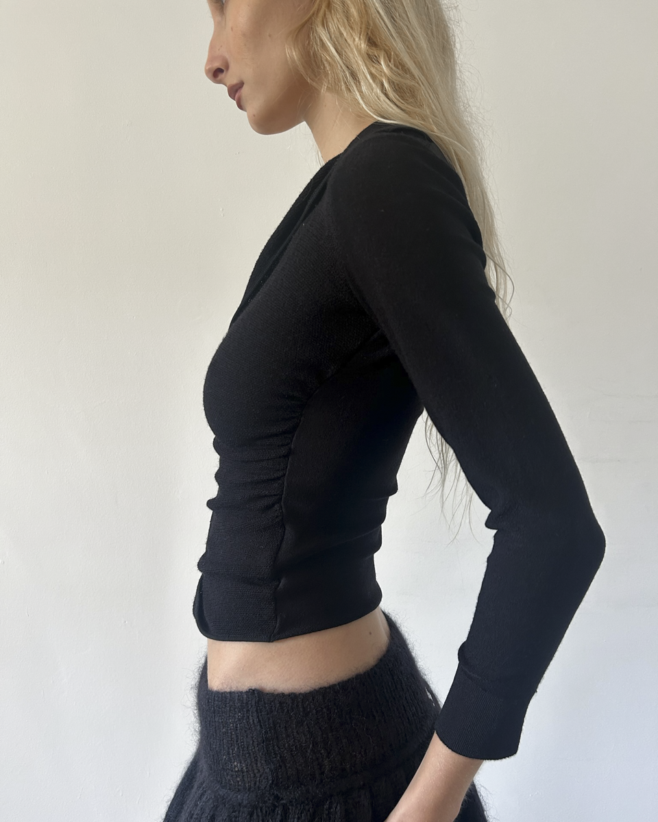 Emporio Armani Double Zip-Up Sweater