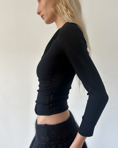 Emporio Armani Double Zip-Up Sweater