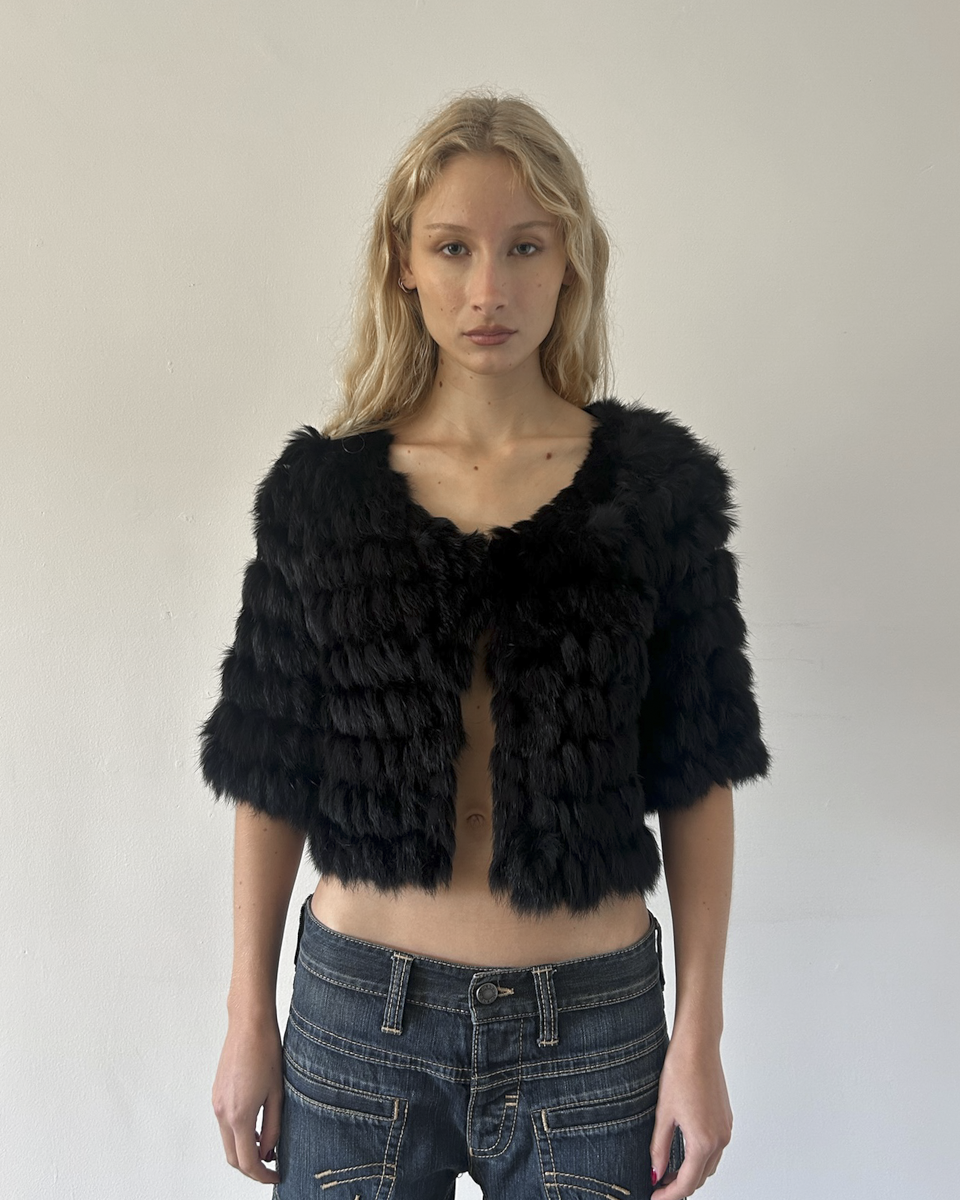 Gyro Rabbit Fur Bolero