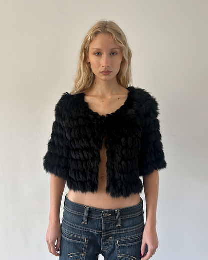 Gyro Rabbit Fur Bolero