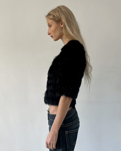 Gyro Rabbit Fur Bolero