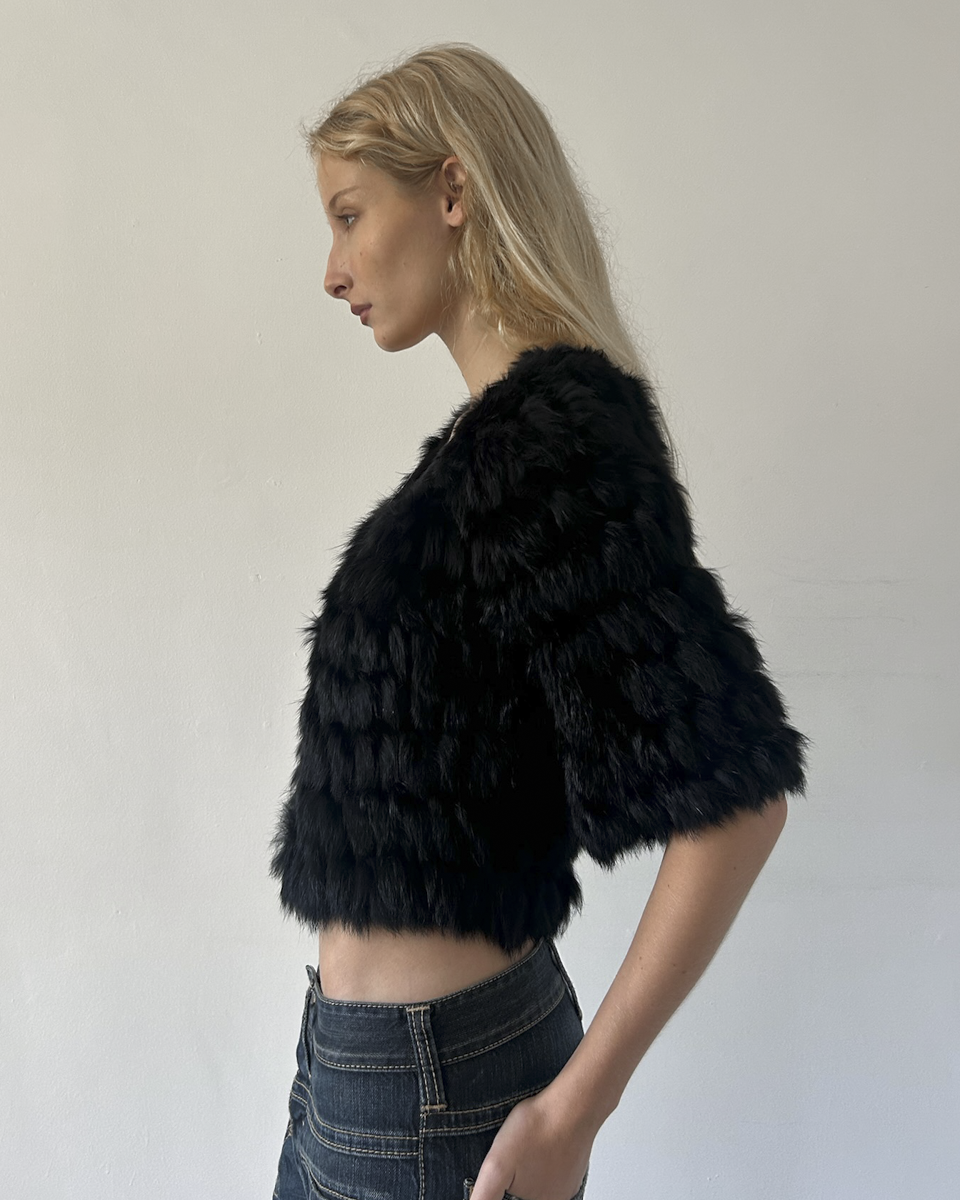 Gyro Rabbit Fur Bolero