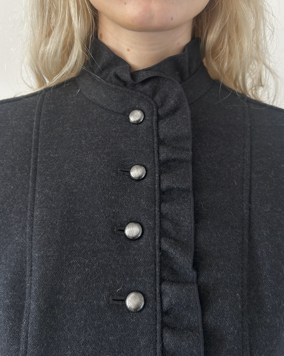 Burberry London Napoleon Ruffle Jacket