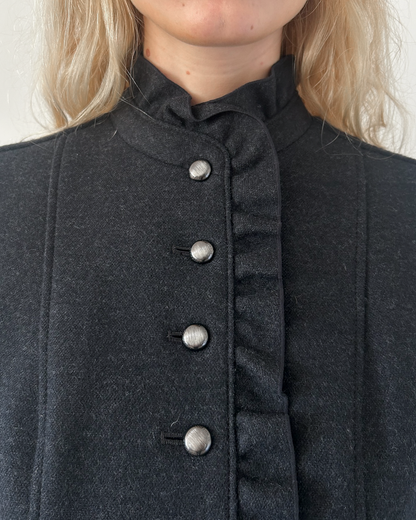 Burberry London Napoleon Ruffle Jacket