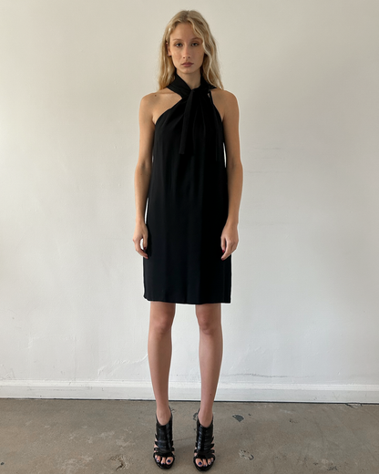 Gucci Halter Neck Silk Dress