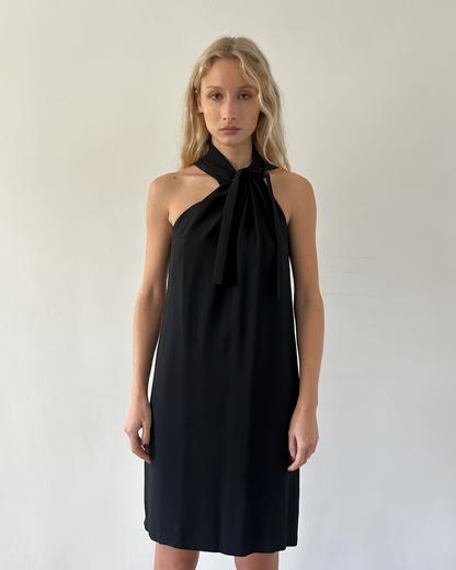 Gucci Halter Neck Silk Dress