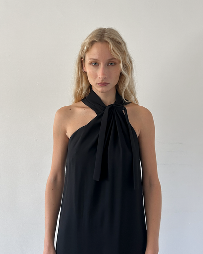 Gucci Halter Neck Silk Dress