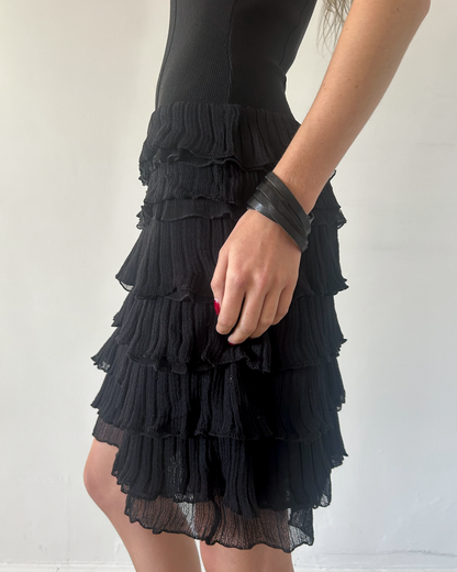 Roberta Scarpa Ruffle Drop-Waist Dress