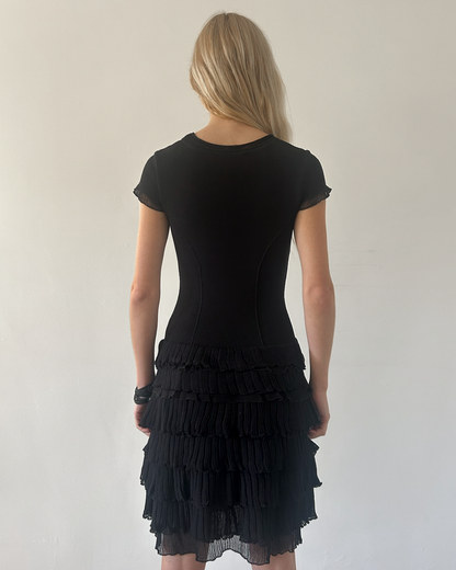 Roberta Scarpa Ruffle Drop-Waist Dress