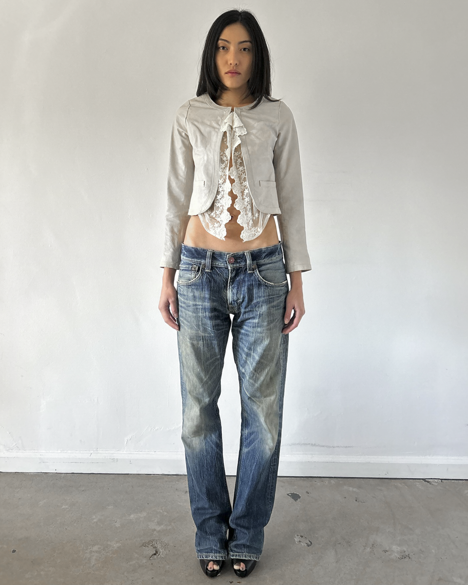 Edwins 503 BlueTrip Rust Wash Denim