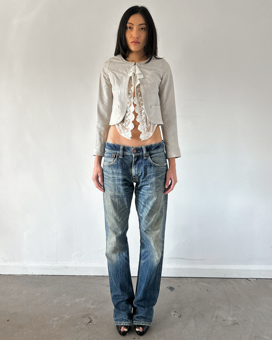 Edwins 503 BlueTrip Rust Wash Denim