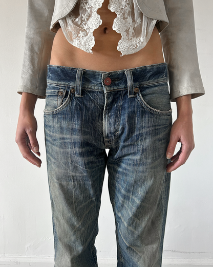 Edwins 503 BlueTrip Rust Wash Denim