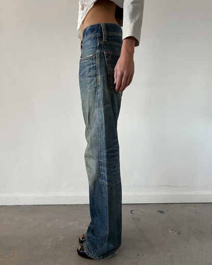 Edwins 503 BlueTrip Rust Wash Denim