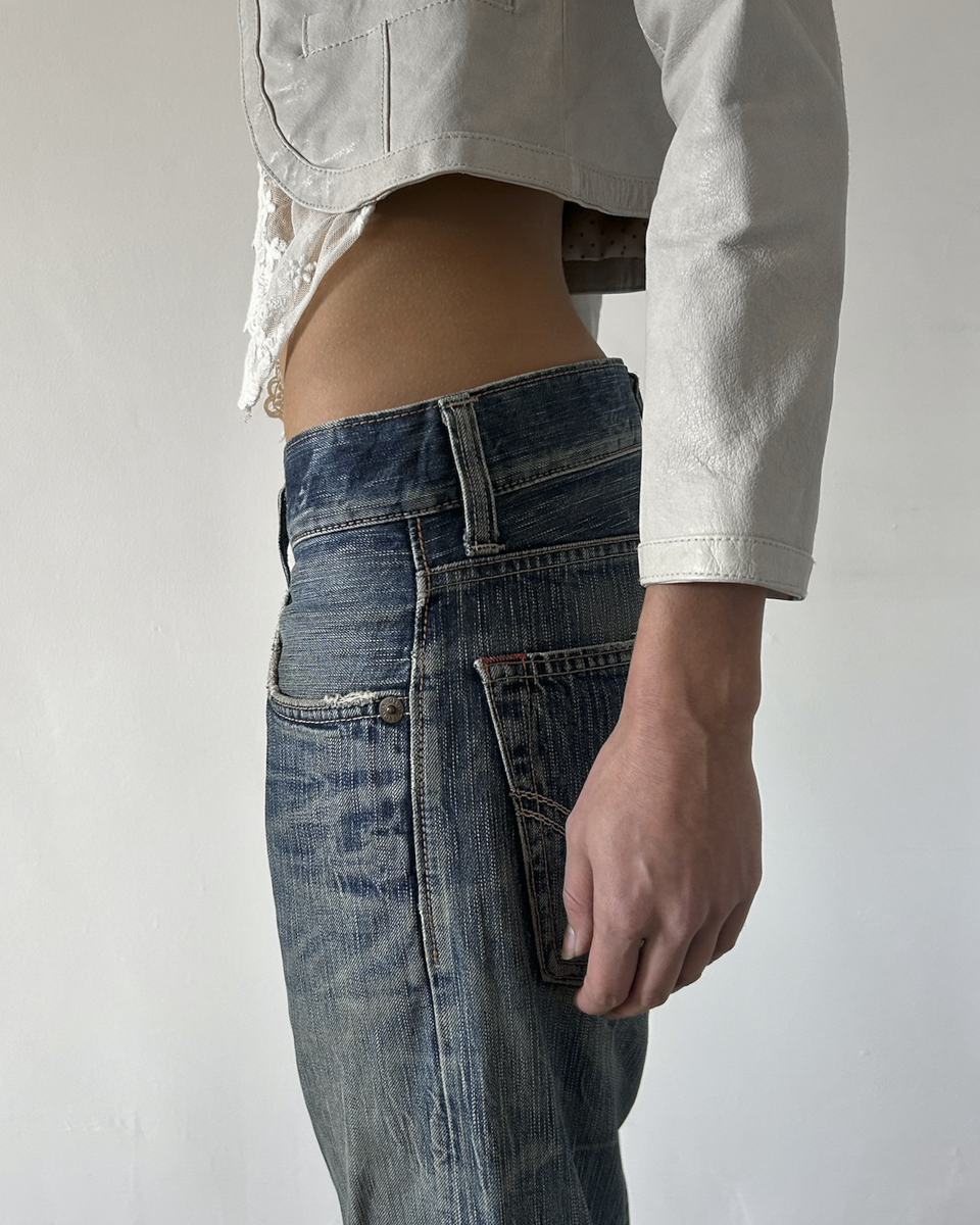 Edwins 503 BlueTrip Rust Wash Denim