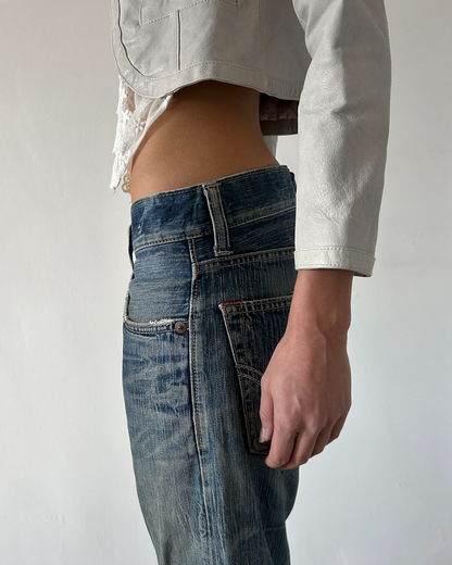 Edwins 503 BlueTrip Rust Wash Denim