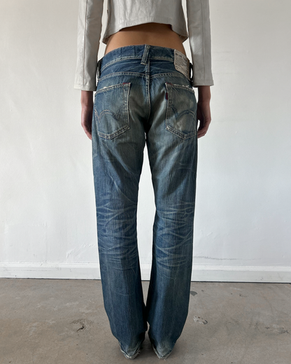 Edwins 503 BlueTrip Rust Wash Denim