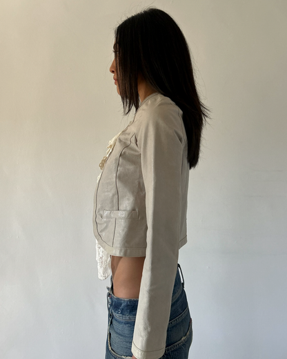 Royal Party Leather & Lace Jacket