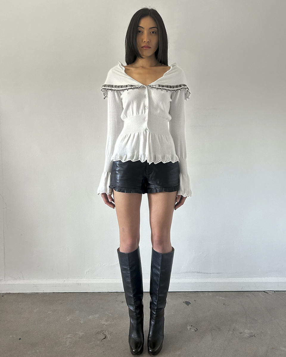 Roberta Scarpa Beaded Cardigan