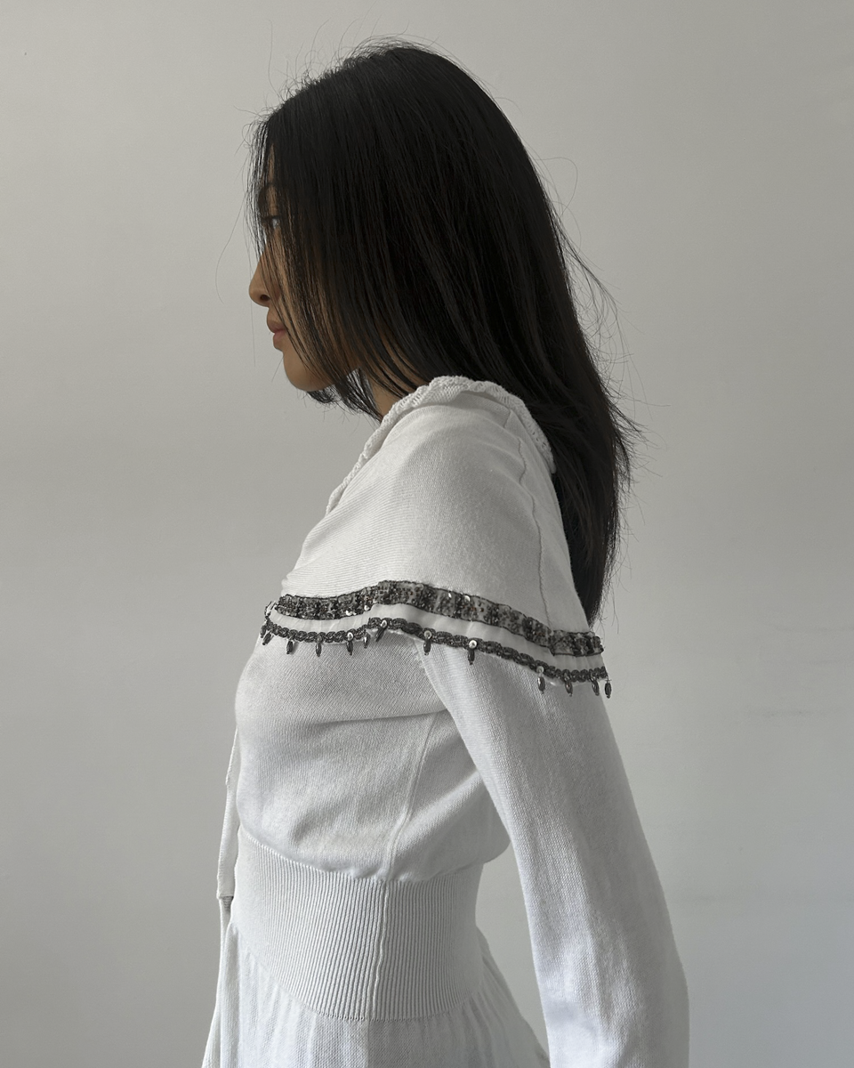 Roberta Scarpa Beaded Cardigan