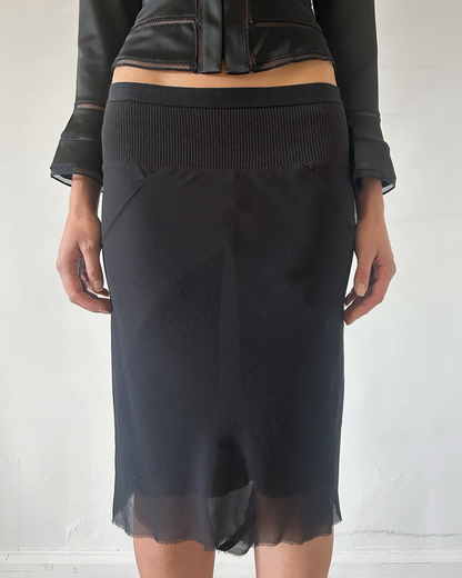 Rick Owens Lillies Silk Mermaid Skirt