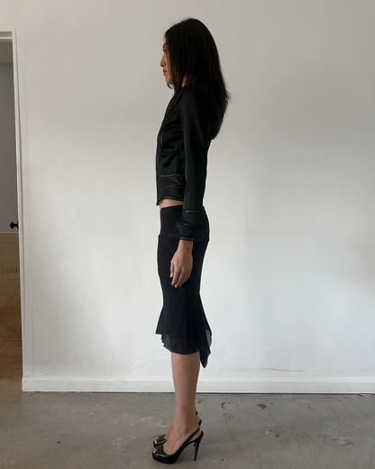 Rick Owens Lillies Silk Mermaid Skirt