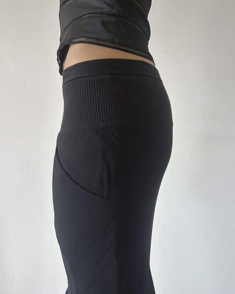 Rick Owens Lillies Silk Mermaid Skirt