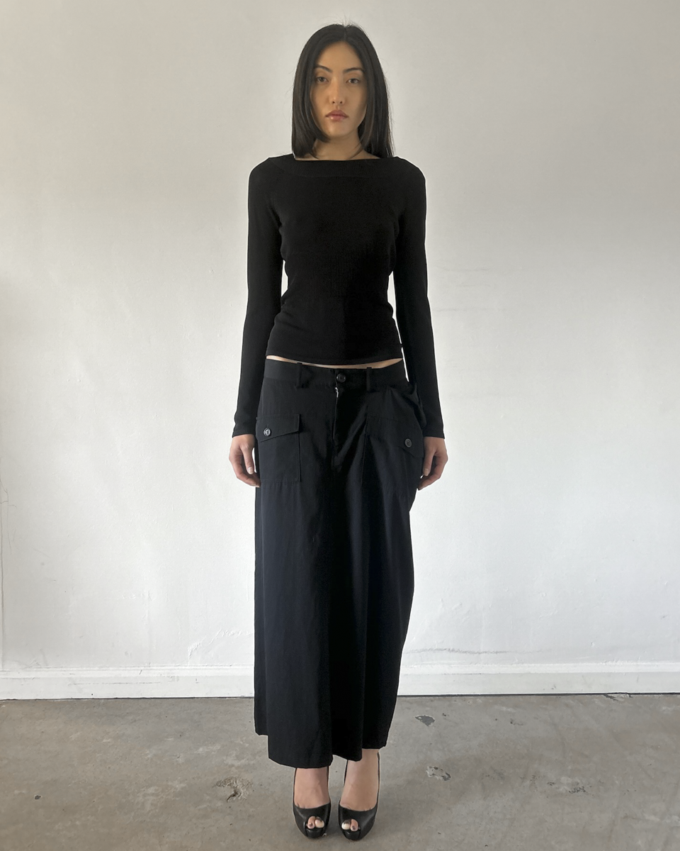 Y’s Yohji Yamamoto Asymmetrical Skirt