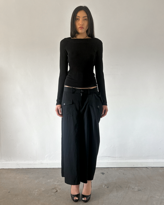 Y’s Yohji Yamamoto Asymmetrical Skirt