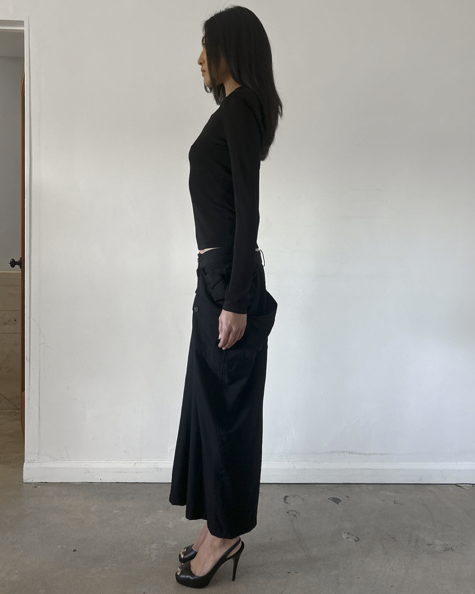 Y’s Yohji Yamamoto Asymmetrical Skirt