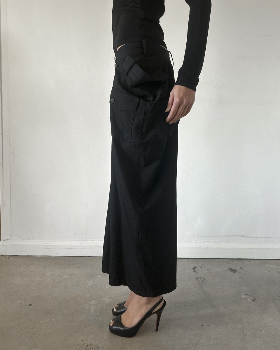 Y’s Yohji Yamamoto Asymmetrical Skirt