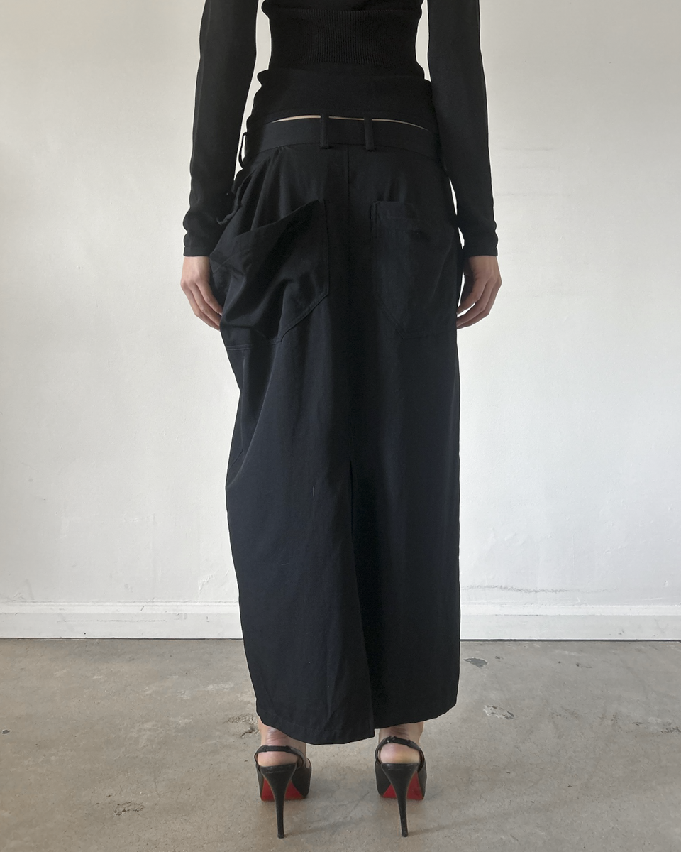 Y’s Yohji Yamamoto Asymmetrical Skirt