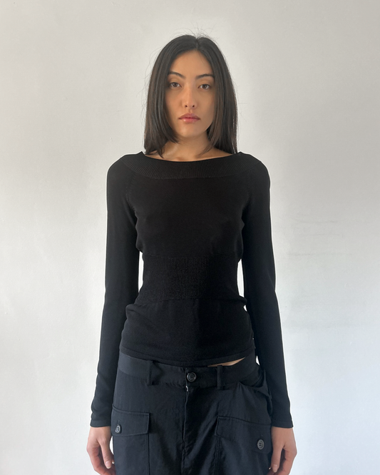 Yigal Azrouel Bateau Neckline Top