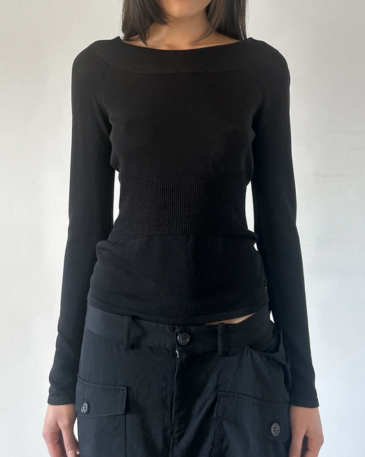 Yigal Azrouel Bateau Neckline Top