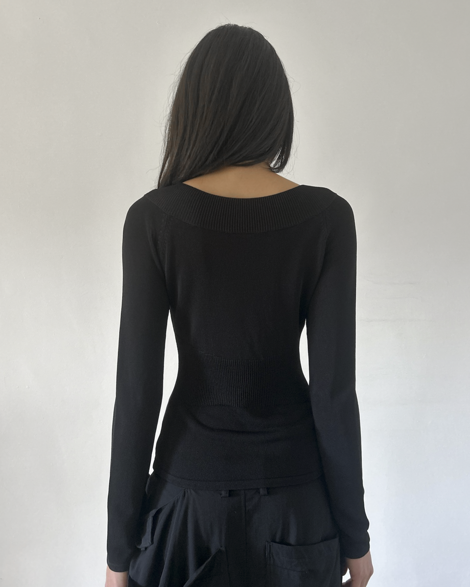 Yigal Azrouel Bateau Neckline Top
