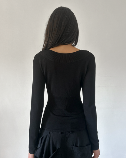 Yigal Azrouel Bateau Neckline Top